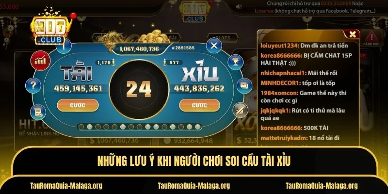 Cách soi cầu tài xỉu